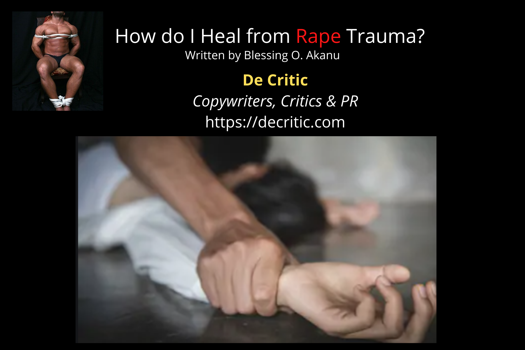 How do I Heal from Rape Trauma_